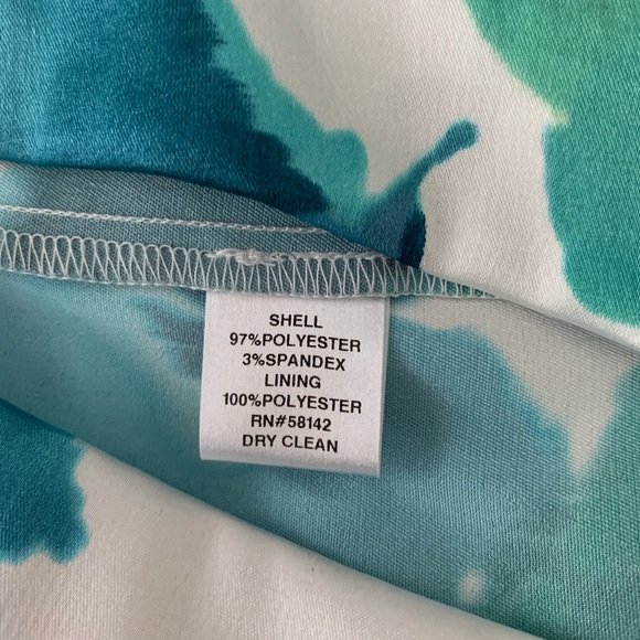 Dresses, LONDON TIMES, size 10, color green and white - Picture 8 of 11